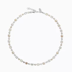 Calanthe Necklace Gold / White Combo