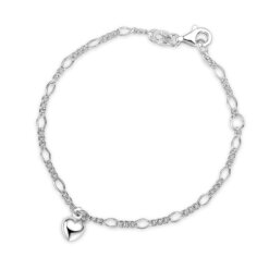 Pia & Per Armband silver - Hjärta