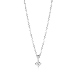 Halsband Princess Piccolo Med Vita Zirkoner