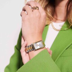 Santina Klocka - Silver Runray Urtavla Och Vit Zirconia