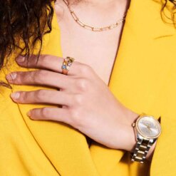 Valeria Klocka - Silver Runray Urtavla Och Vit Zirconia