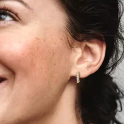 Pandora Timeless skimrande stiftörhängen