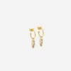 Zag Serenity Earrings White