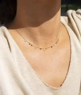 Zag Mini Confettis Necklace