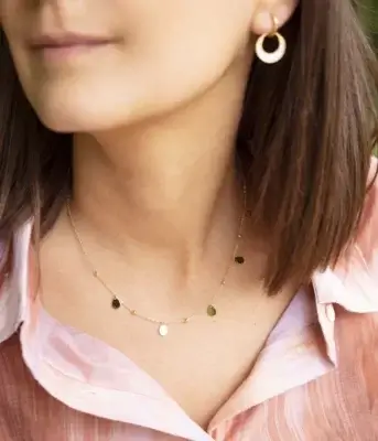 Zag Safran Necklace