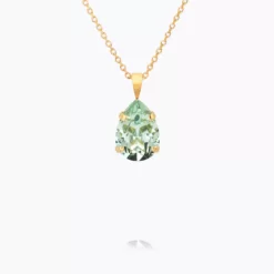 Mini Drop Necklace / Light Chrysolite
