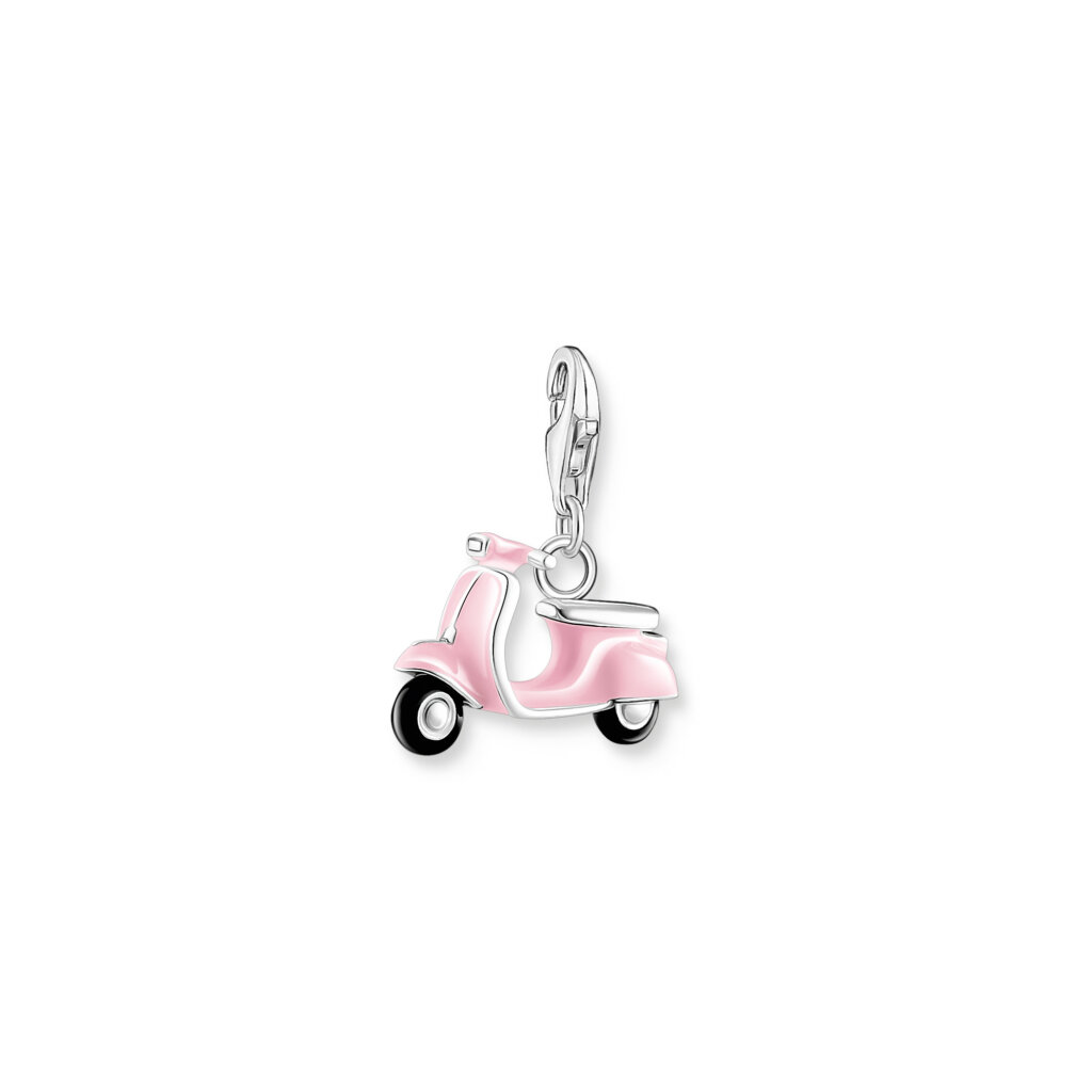 Charm-hängsmycke Rosa Skoter