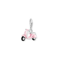 Charm-hängsmycke Rosa Skoter