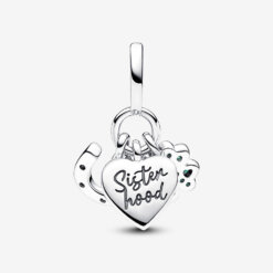 Trippel hängberlock med fyrklöver, hjärta och hästsko