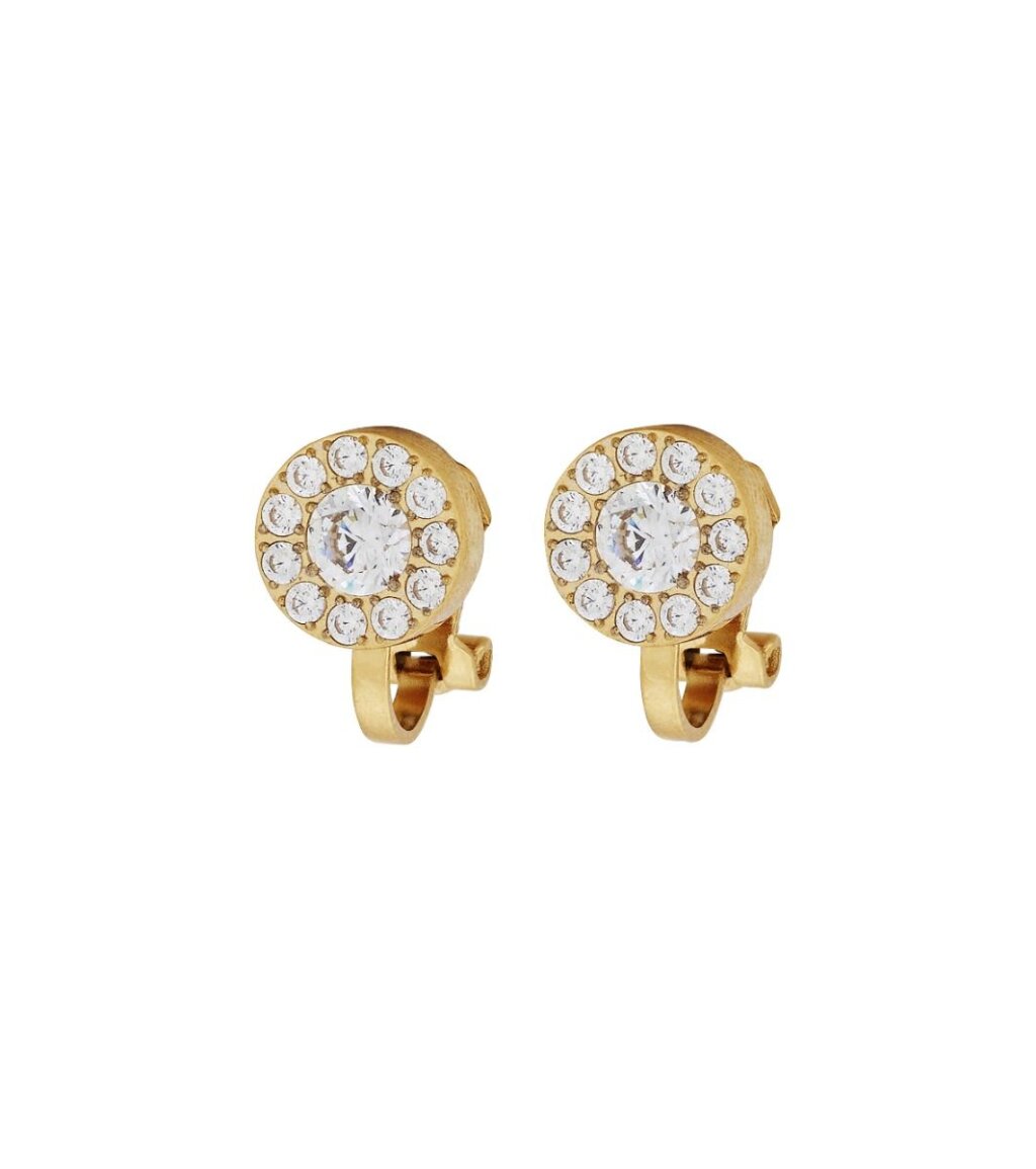 Thassos Clip-On Earrings Gold