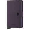 SECRID Miniwallet Matte Dark Purple