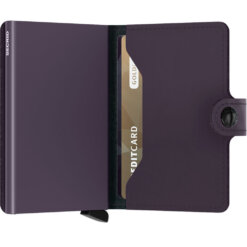 SECRID Miniwallet Matte Dark Purple