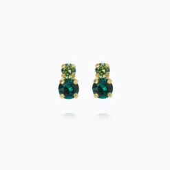 Leah Earrings / Green Combo