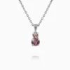 Leah Necklace / Iris Combo Rhodium