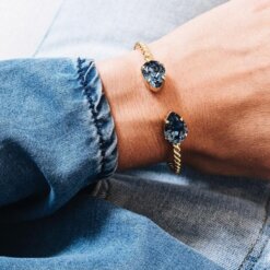 Mini Drop Bracelet / Denim Blue