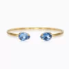 Petite Drop Bracelet / Lapis Gold
