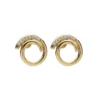 Loop stone ear gold