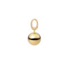 Letters/Globe pendant gold