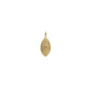 Letters/lingonberry big pendant gold