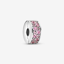 Rosa Pavé Klämstopp