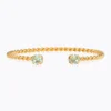Mini Twisted Bracelet Gold / Chrysolite