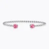 Mini Twisted Bracelet Rhodium / Rose