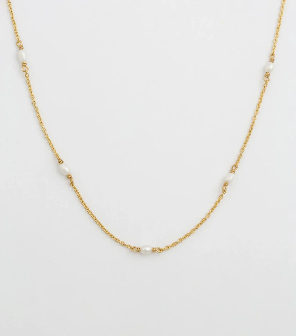 Syster P Treasure Multi Pearl Necklace Gold