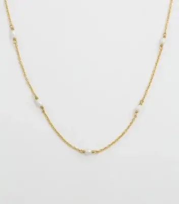 Syster P Treasure Multi Pearl Necklace Gold