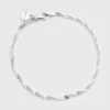 Syster P Herringbone Twisted Bracelet Silver