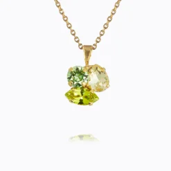 Ana Necklace / Lime Combo