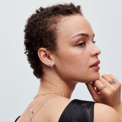 Pavéglittrande hoops