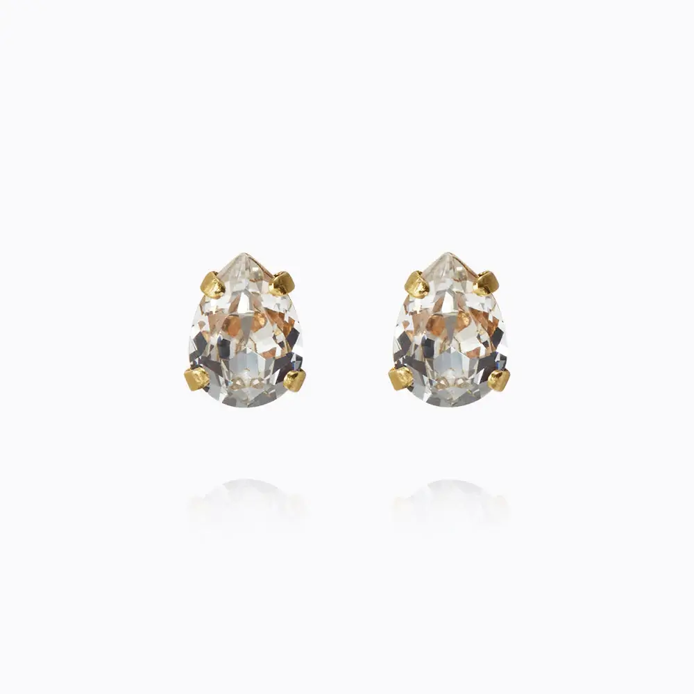 Superpetite Drop Earrings / Crystal