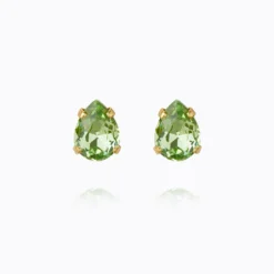 Superpetite Drop Earrings / Peridot