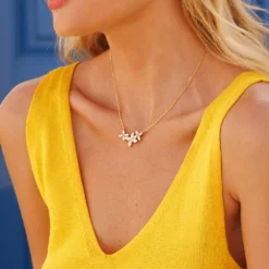 Multi Star Necklace / Crystal