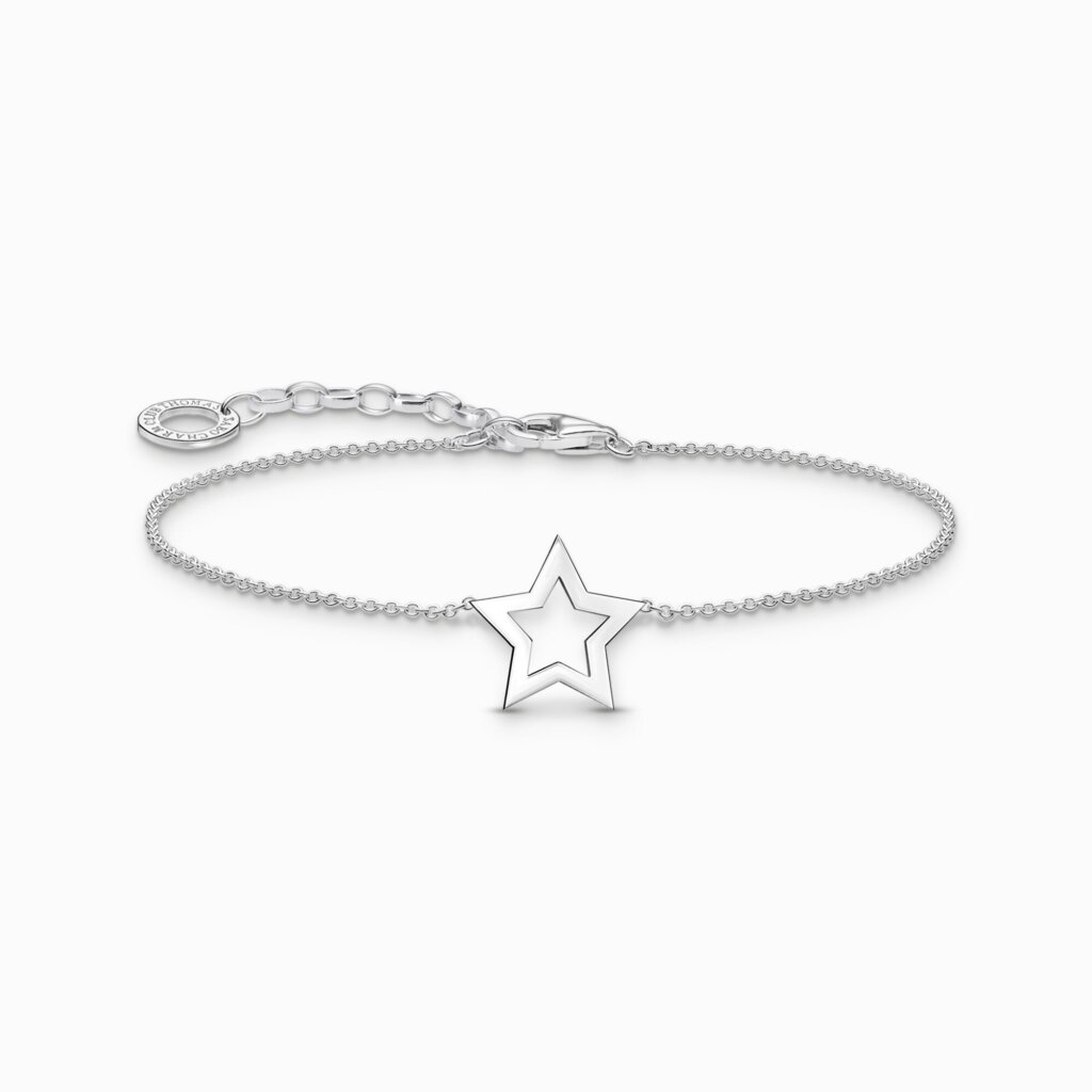 Thomas Sabo Armband med stjärn-hänge, silver