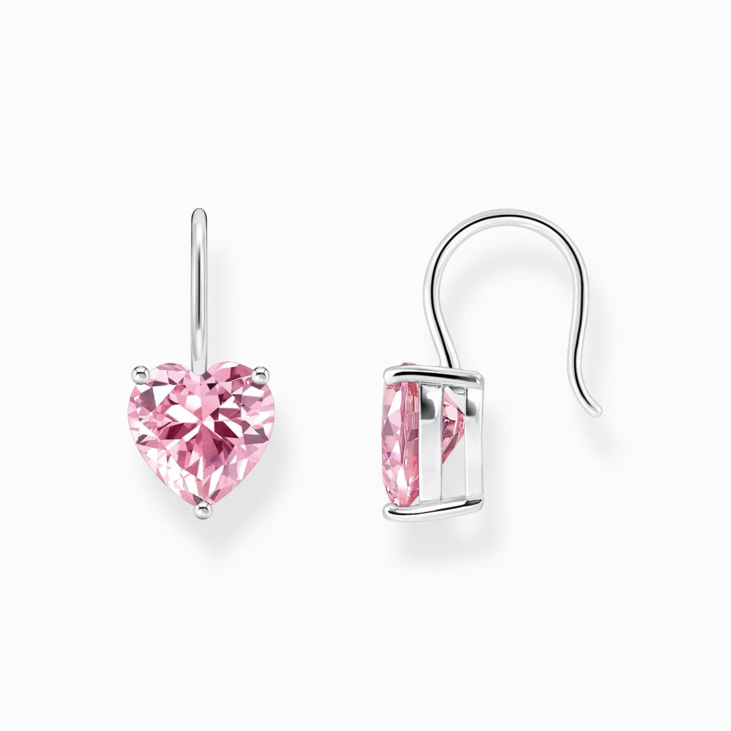 Thomas Sabo Örhängen med rosa hjärtformad zirkoniasten