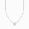 Thomas Sabo Halsband med vitt zirkonia-hängsmycke