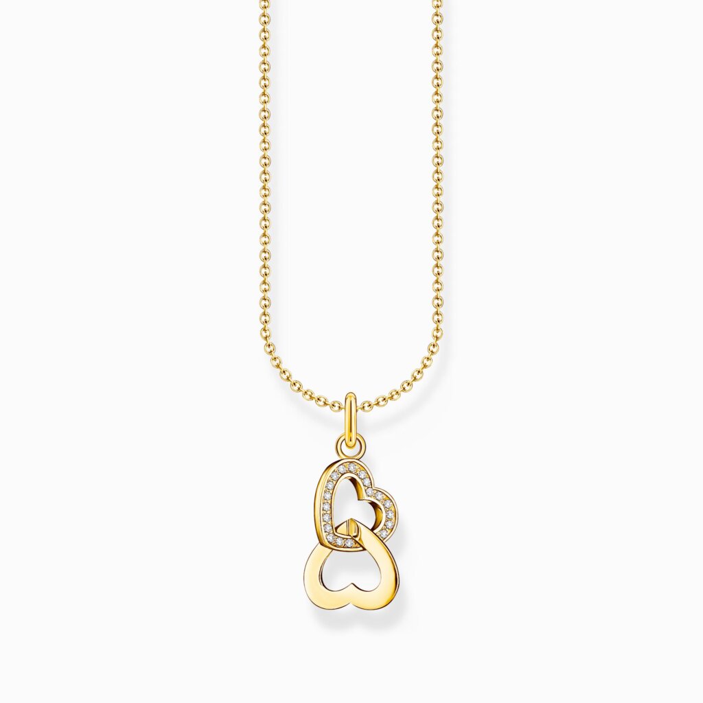 Thomas Sabo Halsband med sammanlänkade hjärtan