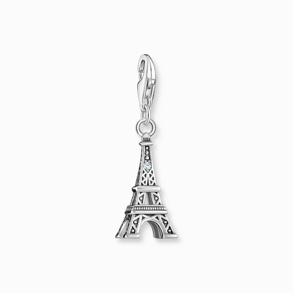 Thomas Sabo Berlock Eiffeltornet med vit zirkonia