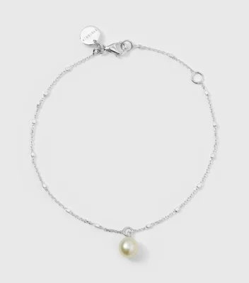 Syster P Treasure Single Pearl Bracelet Silver