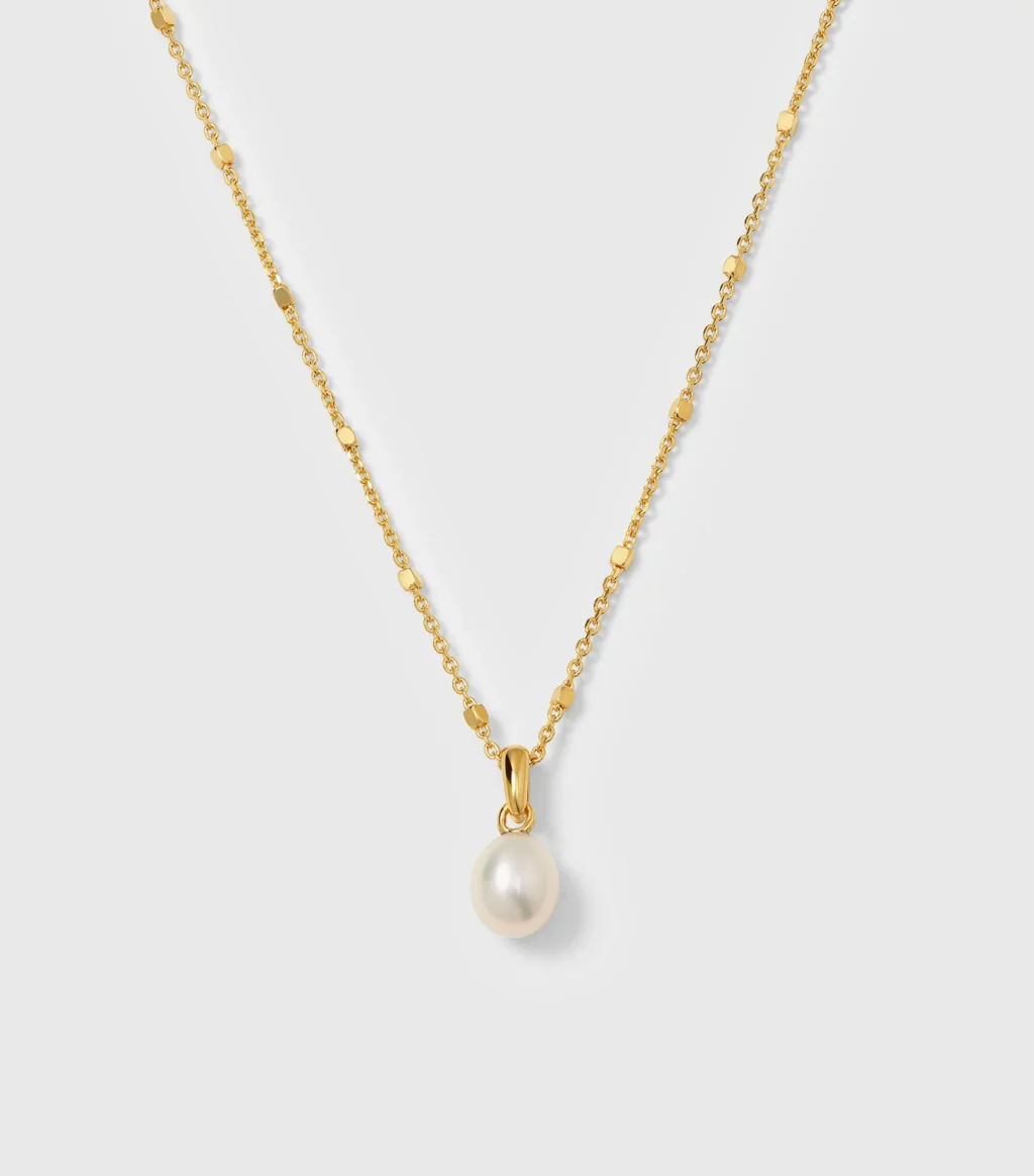 Syster P Treasure Single Pearl Necklace Golda