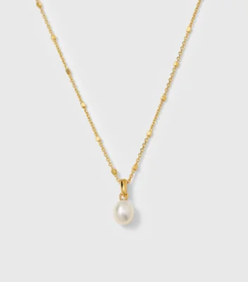 Syster P Treasure Single Pearl Necklace Golda