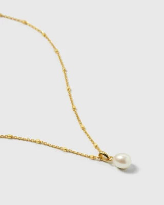 Syster P Treasure Single Pearl Necklace Golda