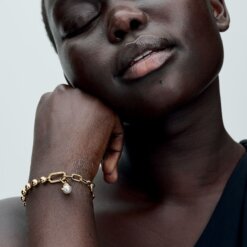 Pandora ME minihängberlock med skimrande orm