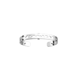 Les Georgettes Perroquet armband 8 mm i silverfinish med justerbar passform och papegojinspirerad design