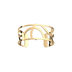 Les Georgettes Enlacement Armband 25 mm – Guldplätering med Justerbar Passform