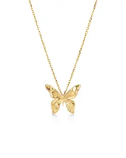 Edblad Butterfly Necklace S Gold närbild