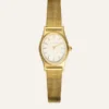 Mockberg Retro Mesh Gold Watch