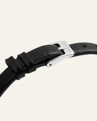 Mockberg Vintage Leather Silver Watch