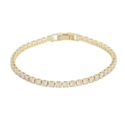 Snö Siri stenarmband Guld/Klar